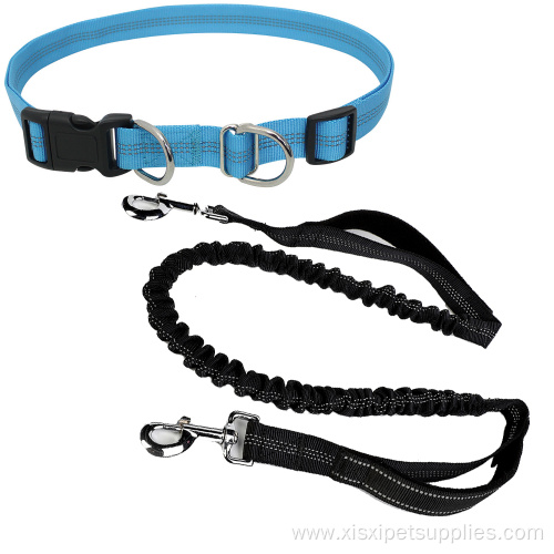 Hands Free Dog Leash Waist Belt With Pouch